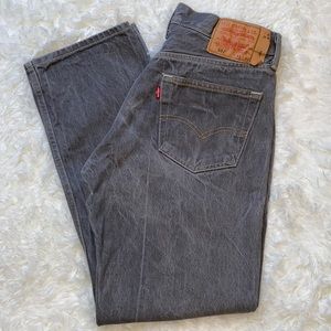 Levi’s 501 Gray Button Fly Size W34 L32